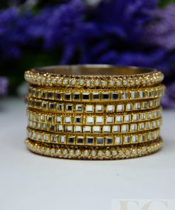 Kundan Bangle set